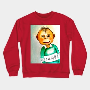 Happy boy Crewneck Sweatshirt